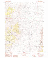 Kennedy Canyon 1990 topographic map thumbnail