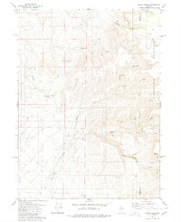 Kenny Creek 1980 topographic map thumbnail