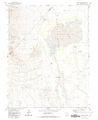 Kibby Flat 1980 topographic map thumbnail