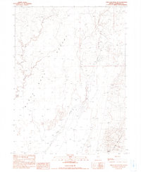 King Lear Peak NW 1990 topographic map thumbnail