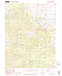 Kious Spring 1987 topographic map thumbnail