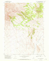 Knoll Mountain SE 1968 topographic map thumbnail