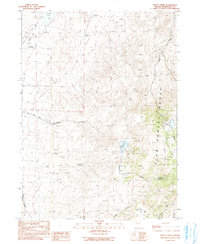 Knott Creek 1990 topographic map thumbnail