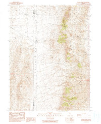 Kumiva Peak 1990 topographic map thumbnail