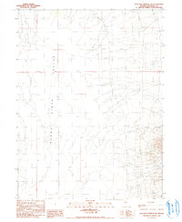Kyle Hot Springs SW 1990 topographic map thumbnail