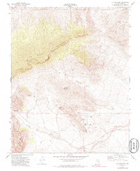 La Madre Mtn 1972 topographic map thumbnail
