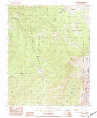 La Madre Spring 1984 topographic map preview