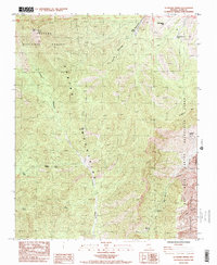 La Madre Spring 1984 topographic map thumbnail