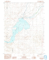 Lahontan Dam 1985 topographic map thumbnail