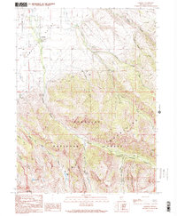 Lamoille 1990 topographic map thumbnail