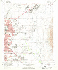 Las Vegas NE 1967 topographic map thumbnail