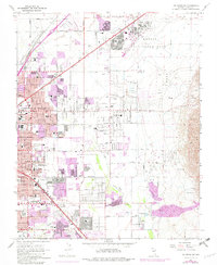 Las Vegas NE 1967 topographic map thumbnail
