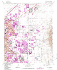 Las Vegas NE 1967 topographic map thumbnail