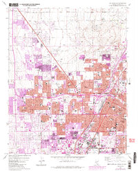 Las Vegas NW 1967 topographic map thumbnail