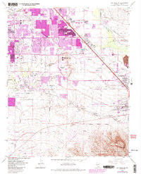 Las Vegas SE 1967 topographic map thumbnail
