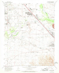 Las Vegas SE 1967 topographic map thumbnail
