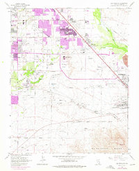 Las Vegas SE 1967 topographic map thumbnail