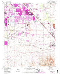 Las Vegas SE 1967 topographic map preview