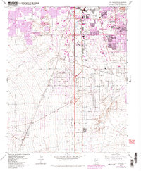 Las Vegas SW 1967 topographic map thumbnail