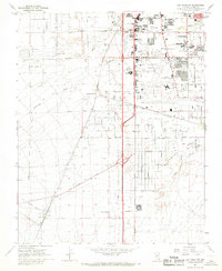 Las Vegas SW 1967 topographic map preview