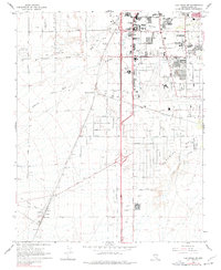 Las Vegas SW 1967 topographic map preview