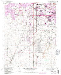 Las Vegas SW 1967 topographic map thumbnail