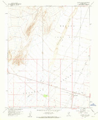Lathrop Wells 1961 topographic map thumbnail