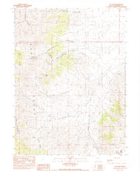Lee Peak 1990 topographic map thumbnail
