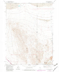 Leppy Peak 1971 topographic map thumbnail