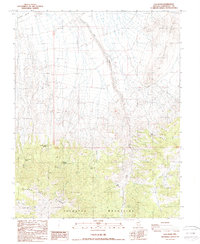 Lida Wash 1987 topographic map thumbnail
