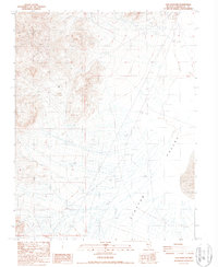 Lida Wash NW 1987 topographic map thumbnail