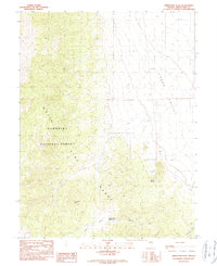 Limestone Peak 1990 topographic map thumbnail