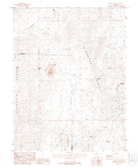 Lincoln Flat 1988 topographic map thumbnail