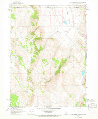 Little Coleman Canyon 1966 topographic map thumbnail
