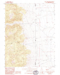 Little Horse Canyon 1986 topographic map thumbnail