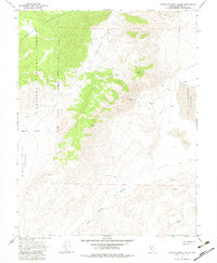 Little Huntoon Valley 1967 topographic map thumbnail