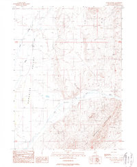 Little Poverty 1988 topographic map thumbnail
