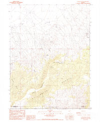 Logan Peak 1990 topographic map thumbnail