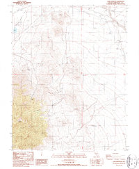 Lone Mountain 1987 topographic map thumbnail