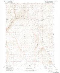 Lost Creek Pass 1980 topographic map thumbnail