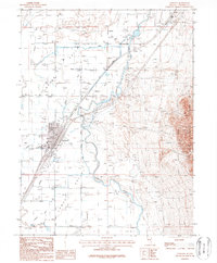 Lovelock 1987 topographic map thumbnail