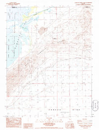 Lovelock Indian Caves 1986 topographic map thumbnail