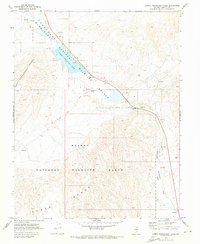 Lower Pahranagat Lake 1969 topographic map thumbnail