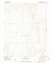 Lower Pahranagat Lake NW 1969 topographic map thumbnail