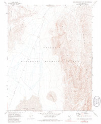 Lower Pahranagat Lake SW 1969 topographic map thumbnail