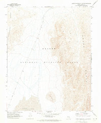 Lower Pahranagat Lake SW 1969 topographic map thumbnail