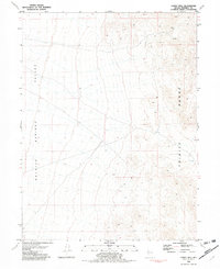Lowry Well 1981 topographic map thumbnail