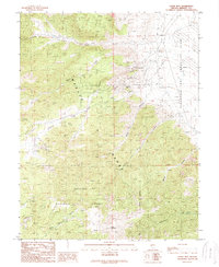 Lucky Boy 1989 topographic map thumbnail
