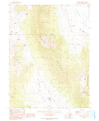 Lusetti Canyon 1990 topographic map thumbnail