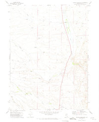Mahala Creek East 1971 topographic map thumbnail
